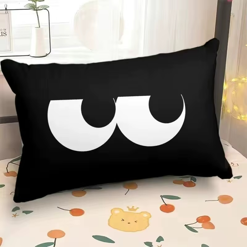 Home Decor Emoji - Housse de coussin rectangulaire décorative avec