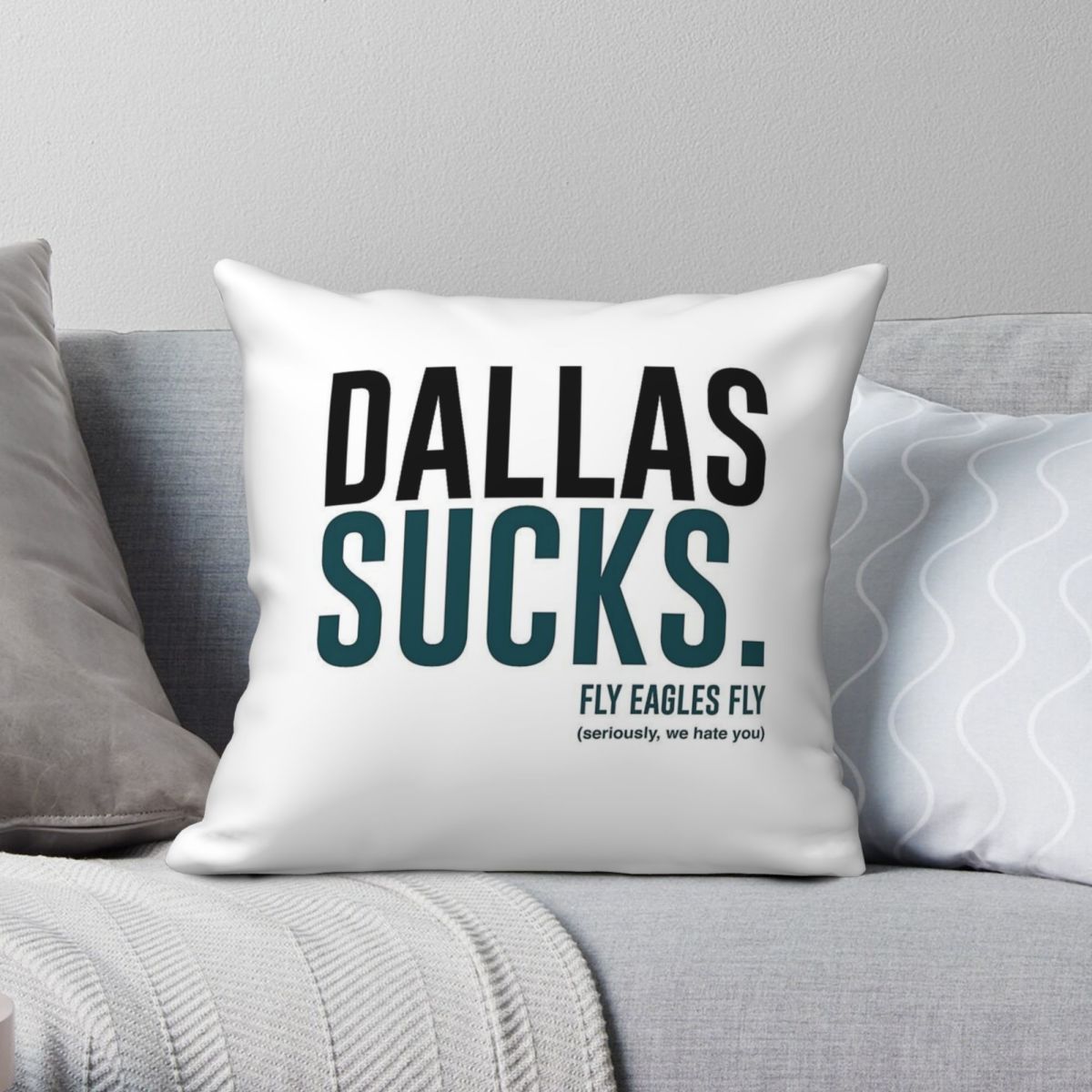 Home Decor Dallas - M1 SLIGHTFly-Taie d'oreiller carrée Eagle Fly,