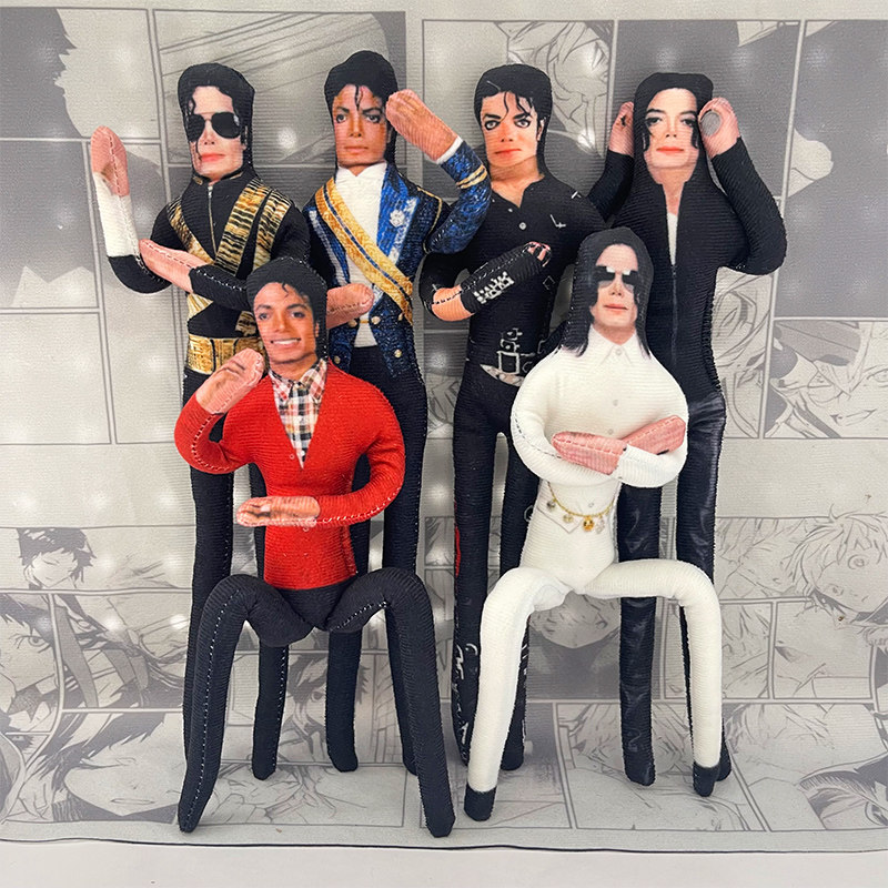 Home Decor Manufacturers - Figurine articulée en peluche Michael Jackson,