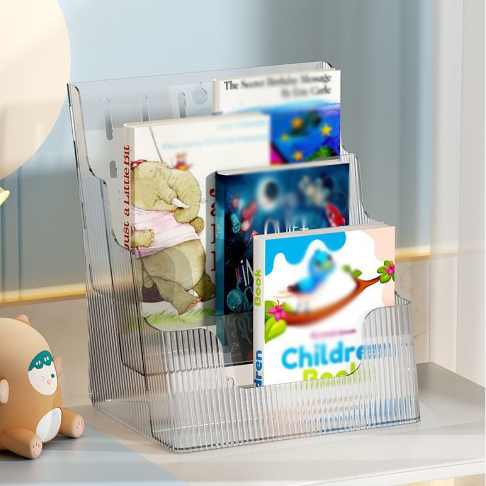 Home Decor Brochure - Présentoir de brochures transparent en plastique