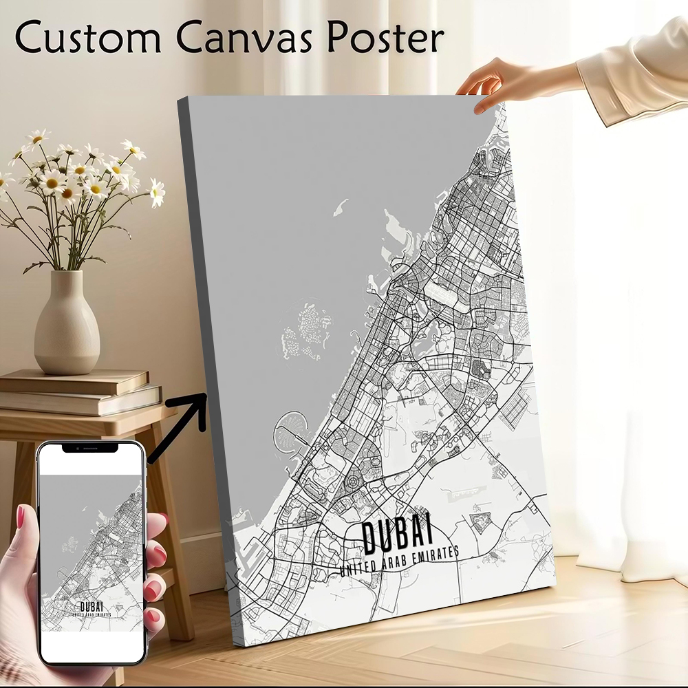 Home Decor Uae - Affiche de la carte de la