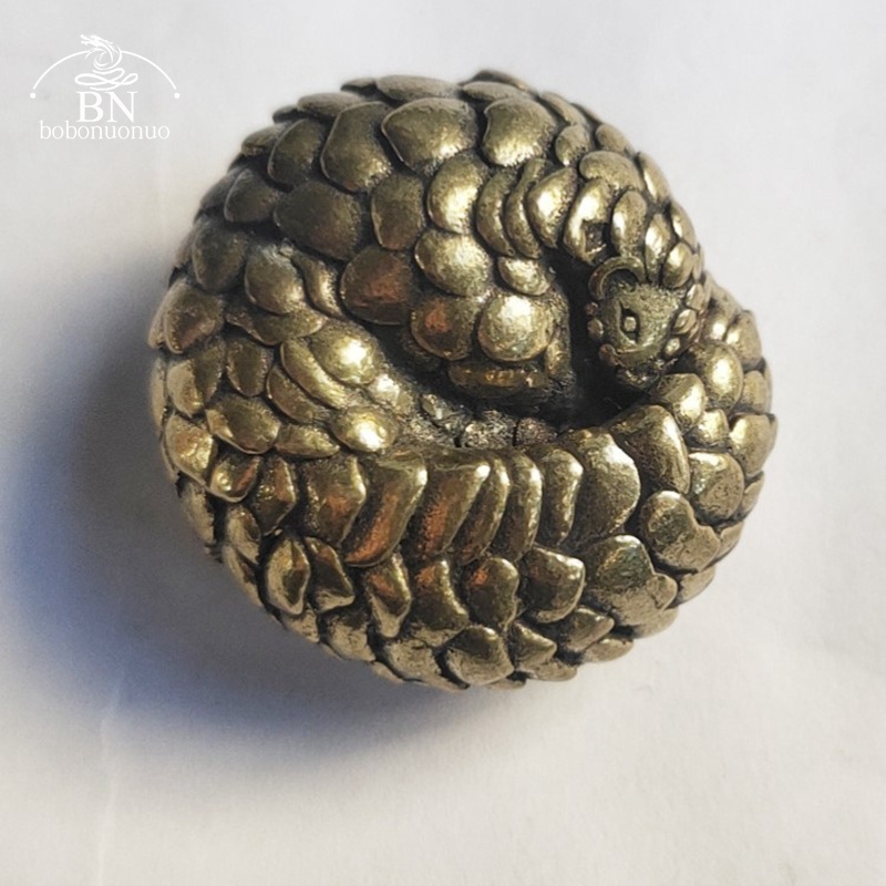 Home Decor Ikea - Figurine de Pangolin sphérique en laiton