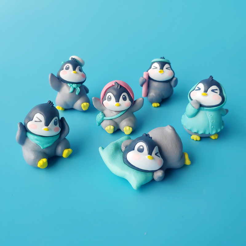 Home Decor Ikea - 6 pièces dessin animé mignon pingouin