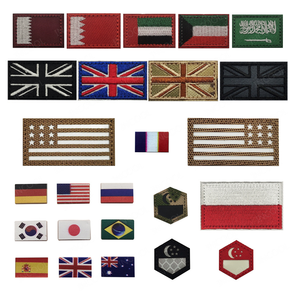 Home Decor Uae - Patchs de drapeau de taille mini