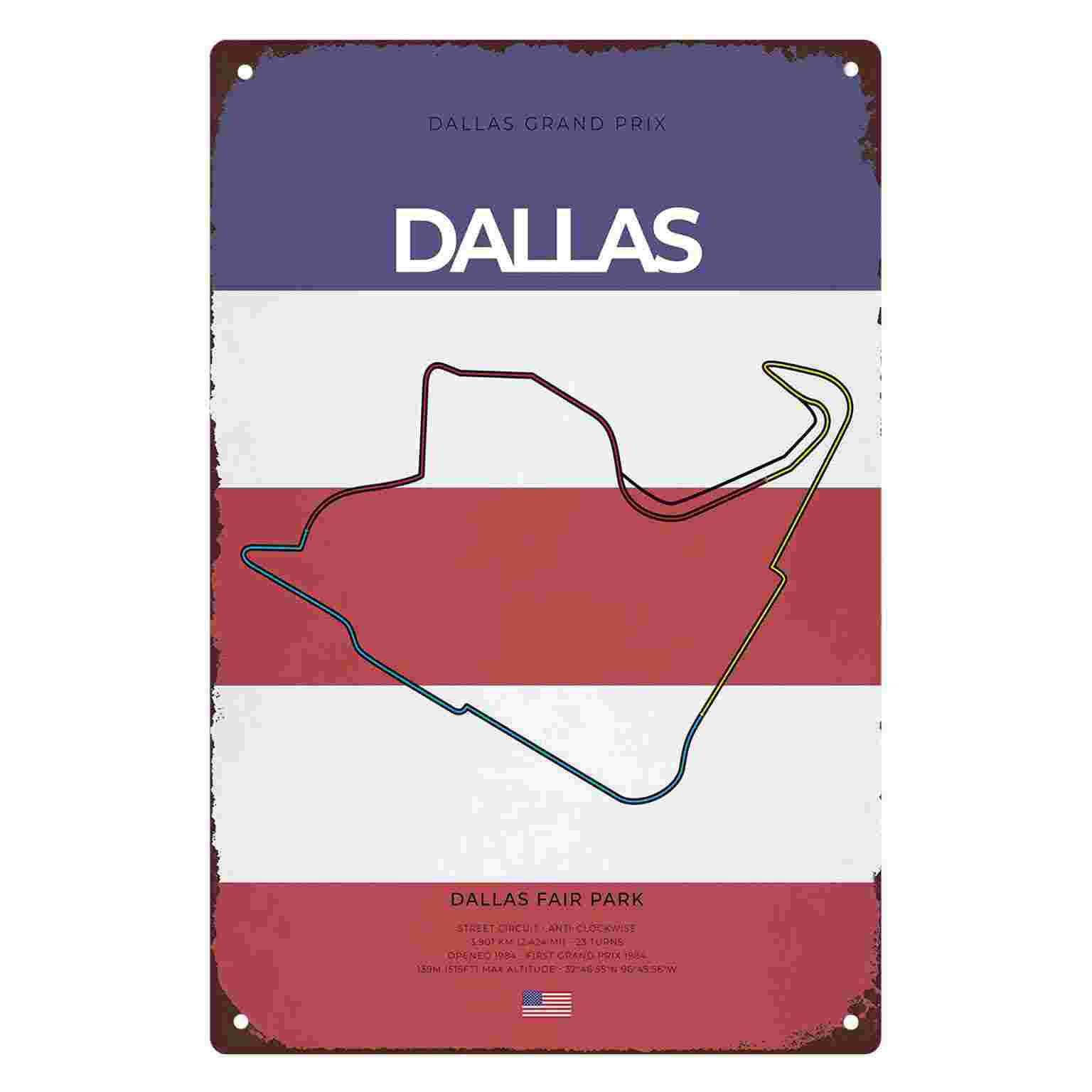 Home Decor Dallas - Affiche murale vintage 2D plate 1