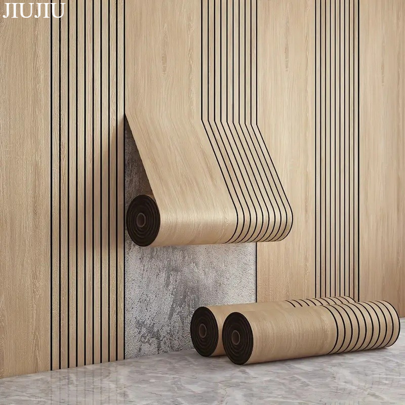 Home Decor Vinyl Flooring - Panneau mural auto-adhésif en Grain de