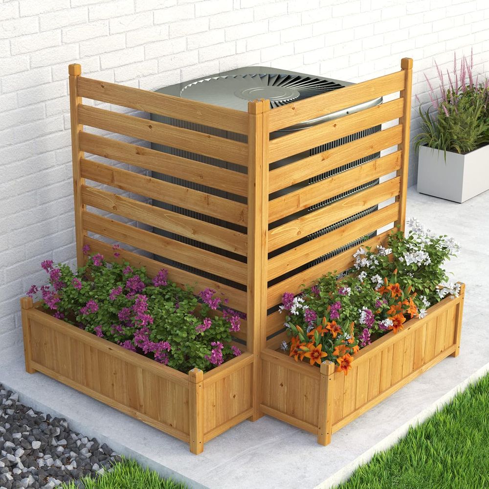 H&M Home Decor - GDL Air Conditioner ence Outdoor Wood