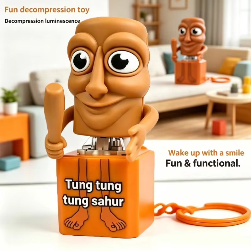 Home Decor Manufacturers - Nouveau porte-clés Tung Tung Tung Sahur,