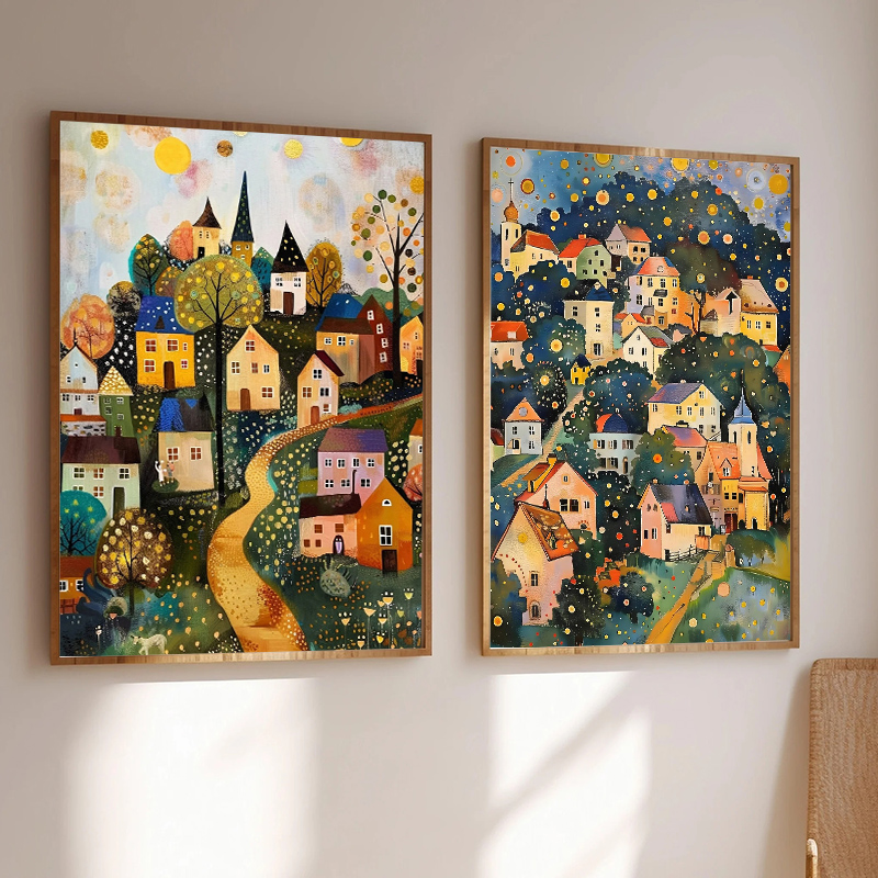 Home Decor Exhibition - Affiche d'exposition Gustav Klimt : Paysage