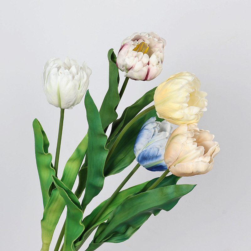 Home Decor Tulip - Parrot artificiel tulipe Pu, 61CM, sensation