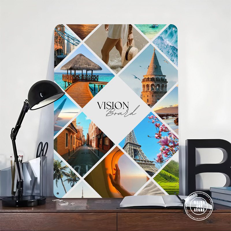 Affiche imprimée Travel Vision - Home Decor Vision Board avis et prix