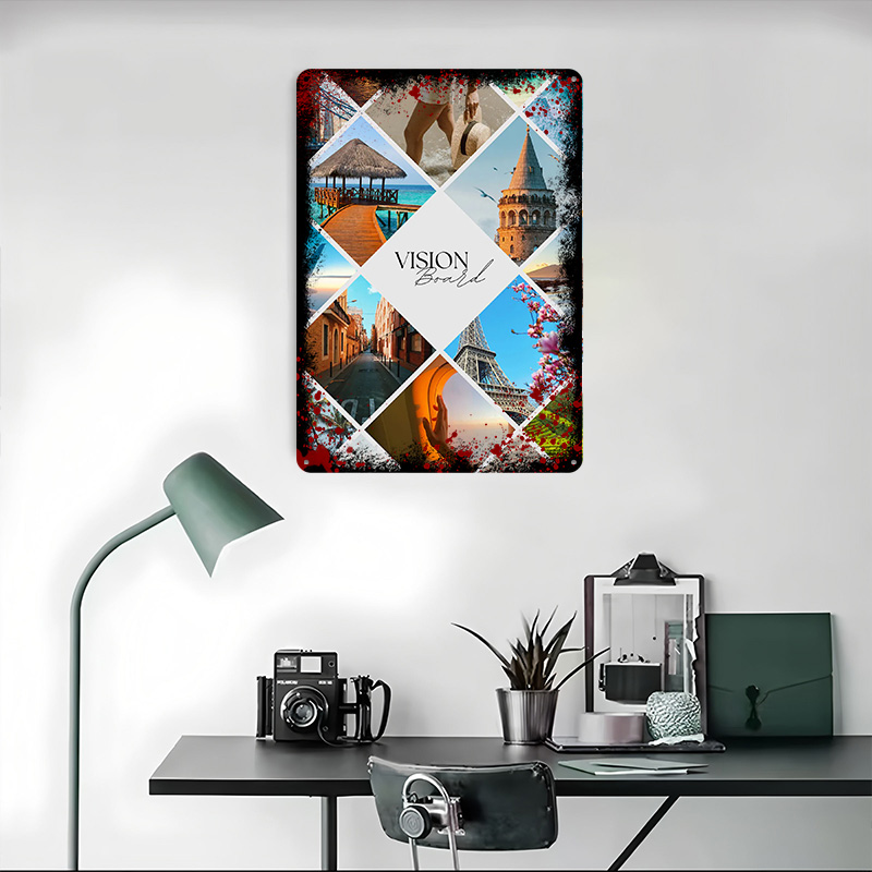 Affiche imprimée Travel Vision - Home Decor Vision Board avis et prix