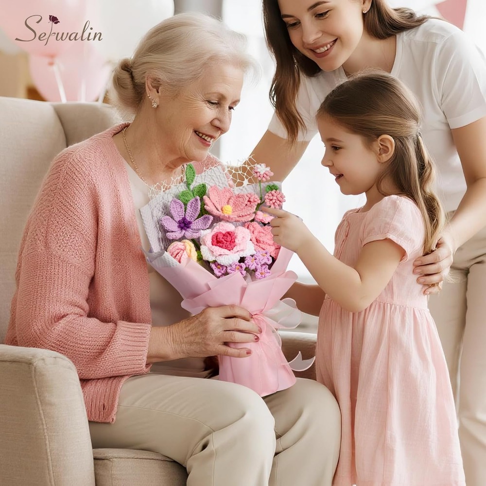 Bouquet de fleurs au crochet,  - Home Decor Tulip avis et prix