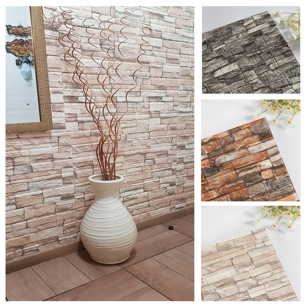 Autocollants muraux 3D Peel an - Home Decor Vinyl Flooring avis et prix