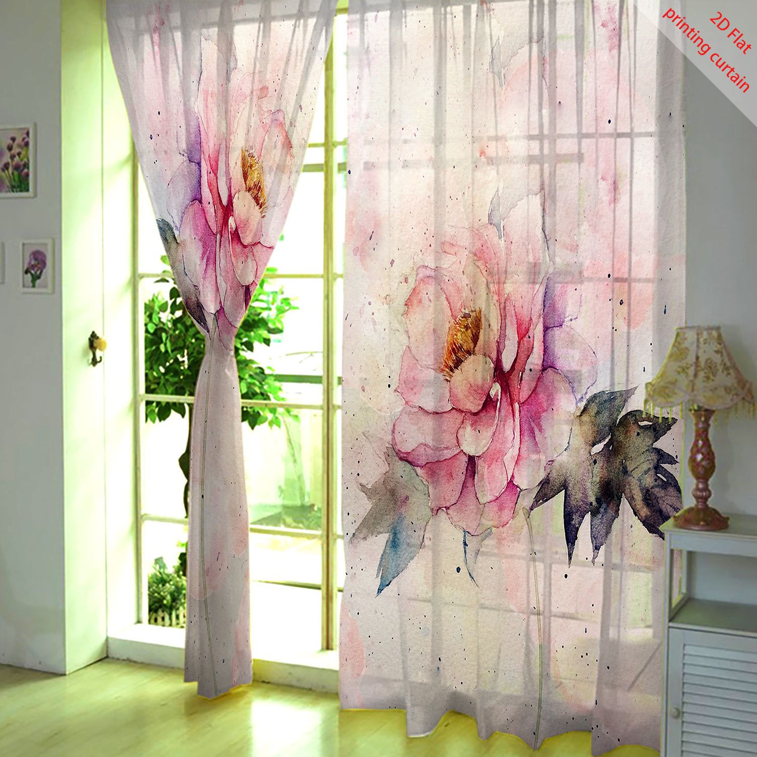 Rideau en gaze transparente à  - Home Decor Tulip avis et prix