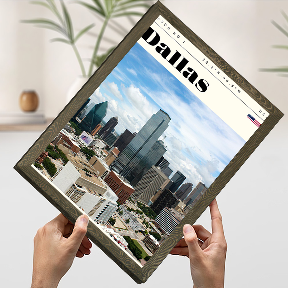 Affiche d'impression de voyage - Home Decor Dallas avis et prix
