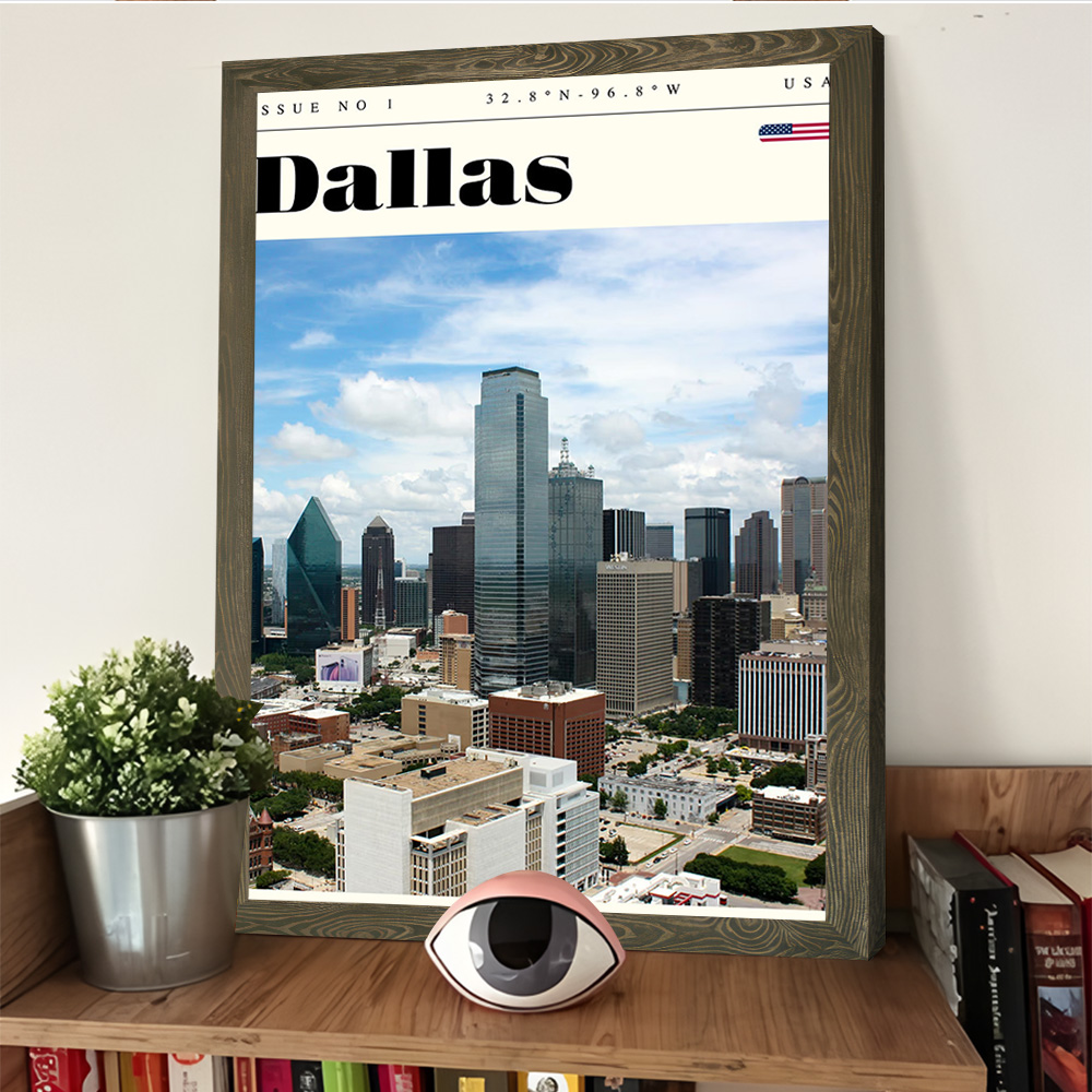 Affiche d'impression de voyage - Home Decor Dallas avis et prix