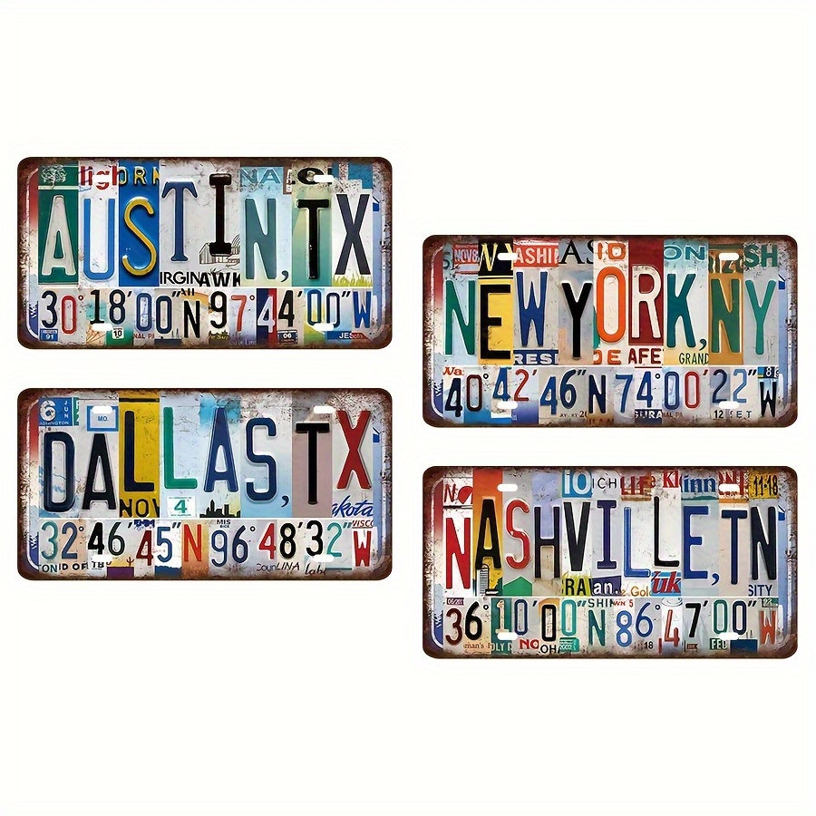 Plaque murale en métal 2D, sty - Home Decor Dallas avis et prix