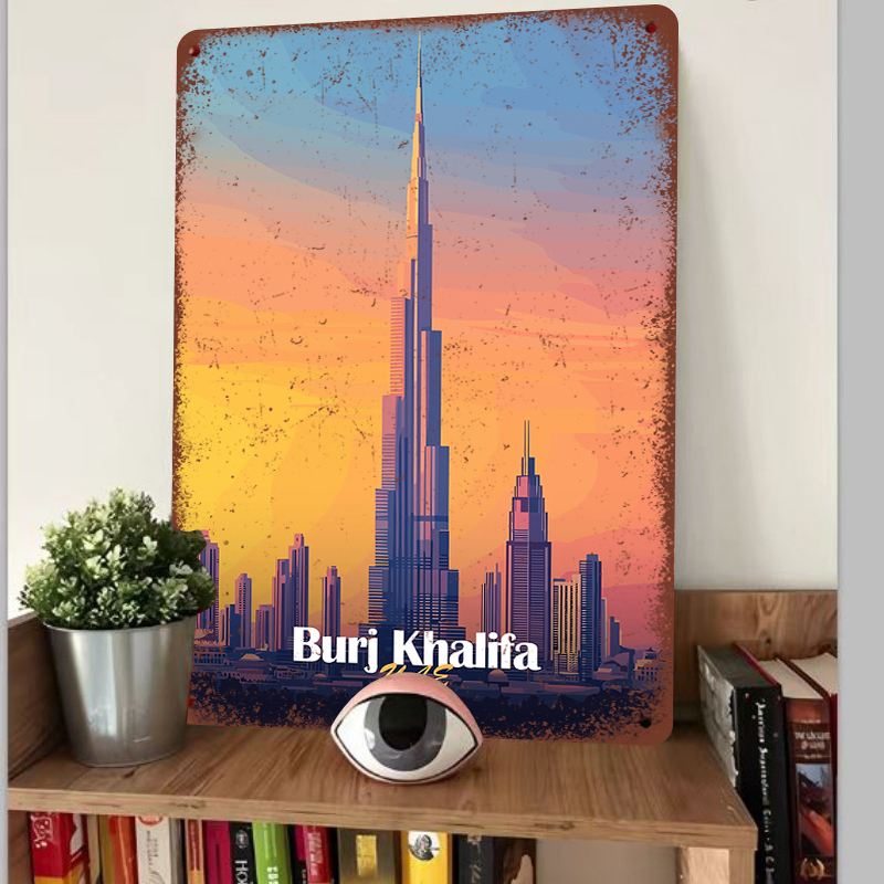 Burj Khalifa – peinture murale - Home Decor Uae avis et prix