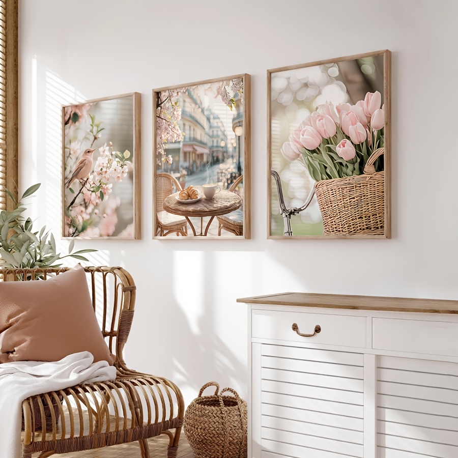 Lot de 3 tableaux sur toile im - Home Decor Tulip avis et prix