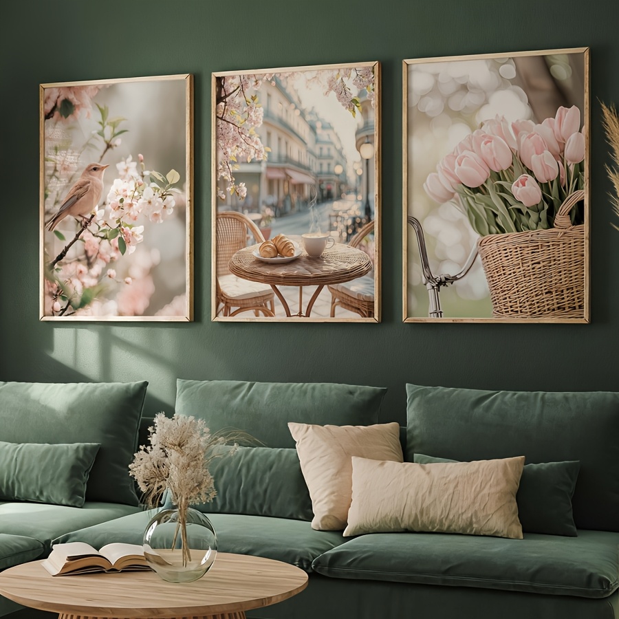 Lot de 3 tableaux sur toile im - Home Decor Tulip avis et prix