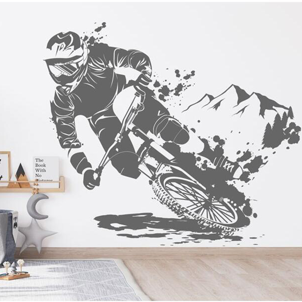 Autocollant mural de vélo de s - Home Decor Vinyl Flooring avis et prix