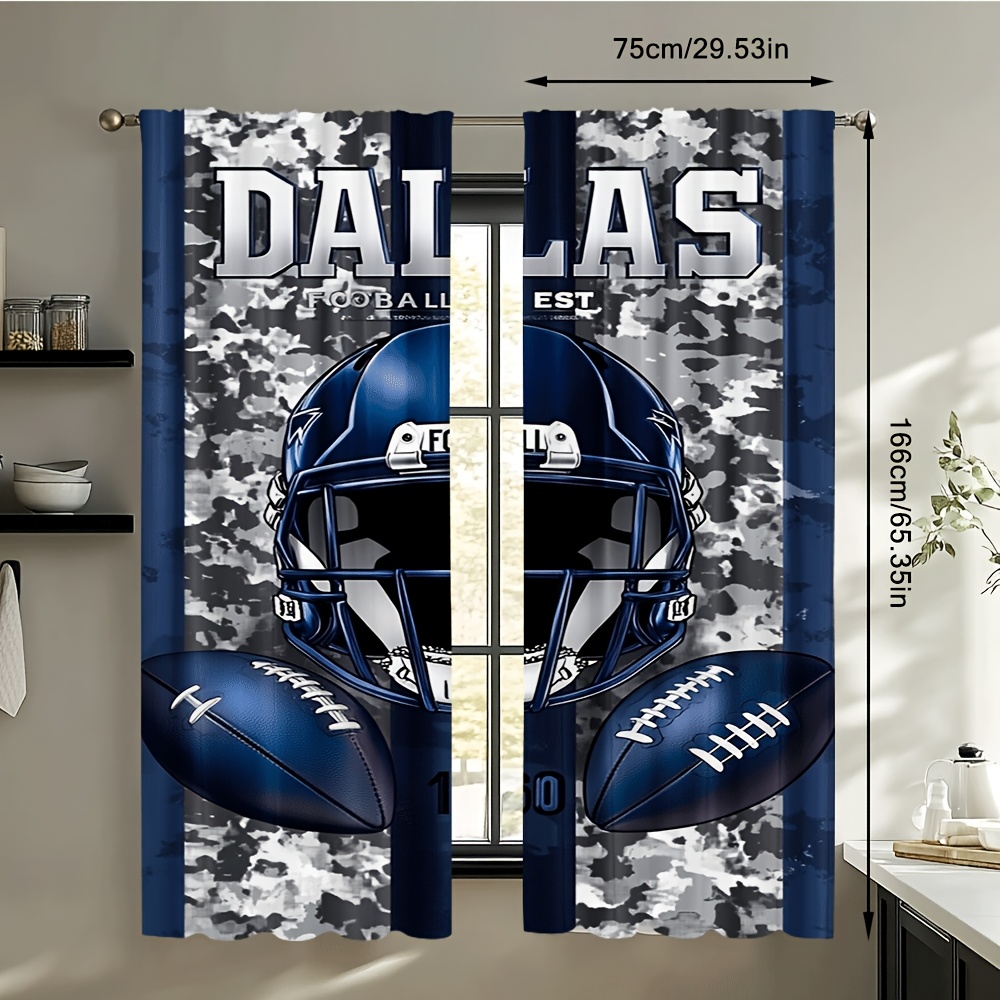 Rideaux de porte de Football D - Home Decor Dallas avis et prix
