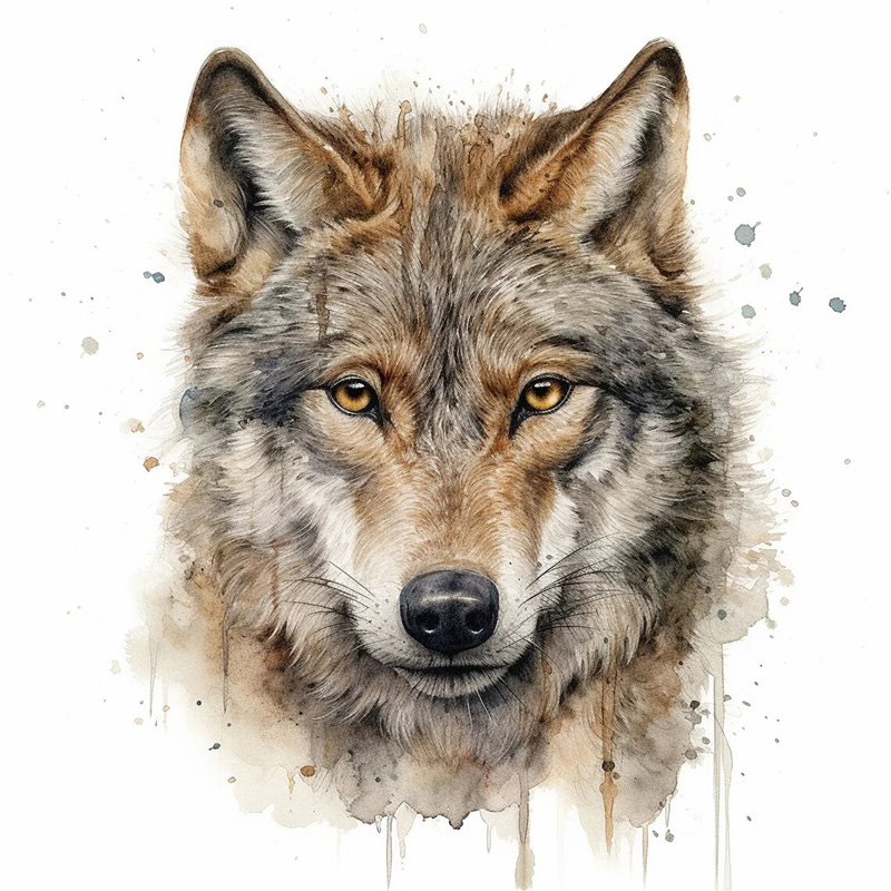 Autocollants muraux de loup, a - Home Decor Vinyl Flooring avis et prix