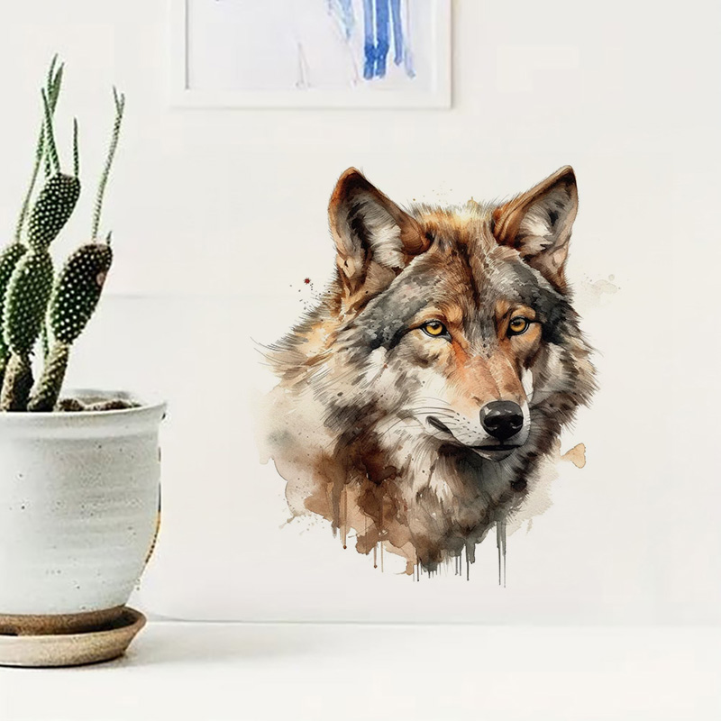 Autocollants muraux de loup, a - Home Decor Vinyl Flooring avis et prix