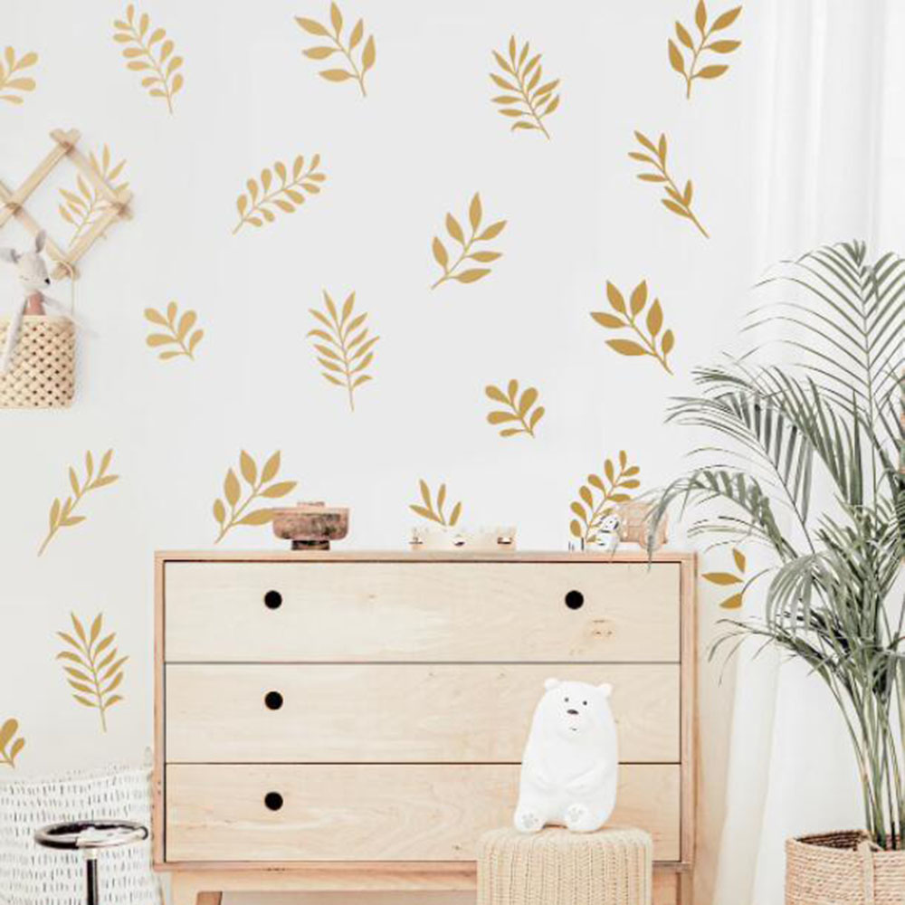 Autocollant mural botanique en - Home Decor Vinyl Flooring avis et prix