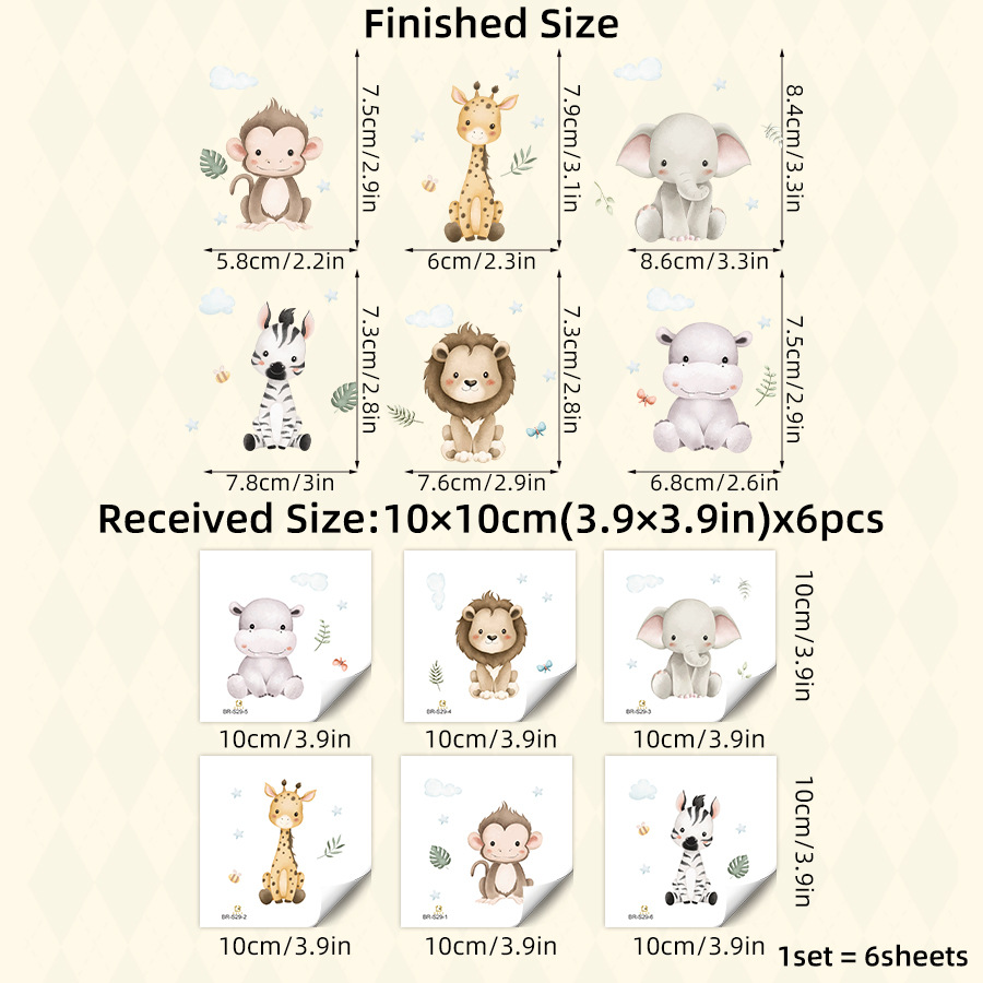 Autocollant mural d'animaux de - Home Decor Vinyl Flooring avis et prix