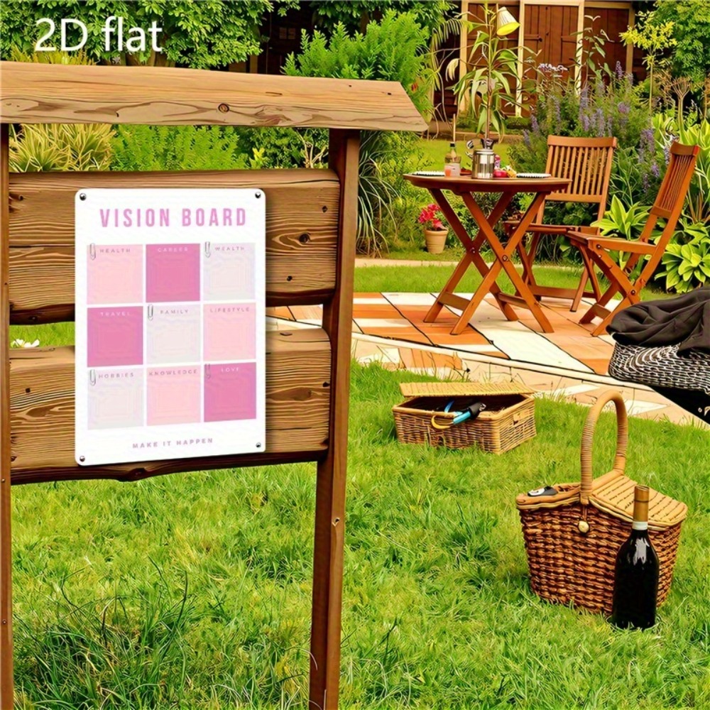 Décoration murale en métal 2D, - Home Decor Vision Board avis et prix