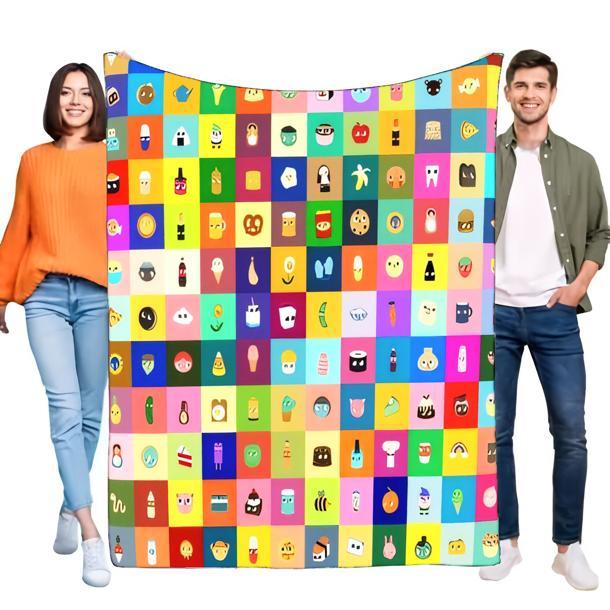 Couverture vibrante de grille  - Home Decor Emoji avis et prix