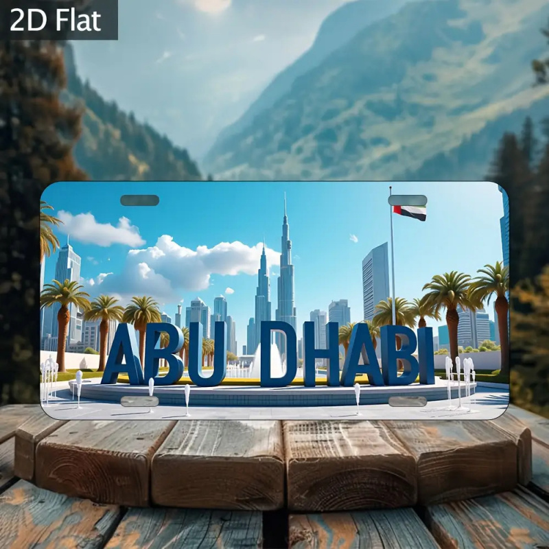 Plaque d'immatriculation vinta - Home Decor Uae avis et prix
