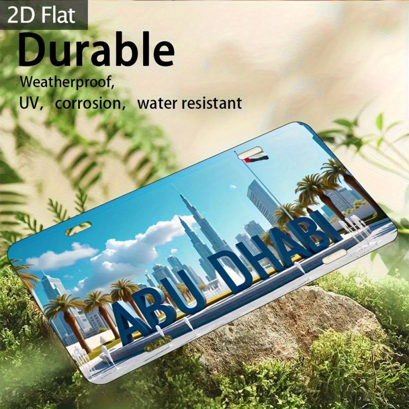Plaque d'immatriculation vinta - Home Decor Uae avis et prix