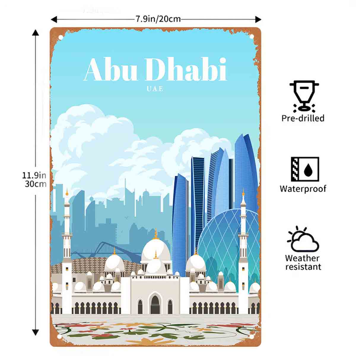 Décoration murale en métal 2D  - Home Decor Uae avis et prix