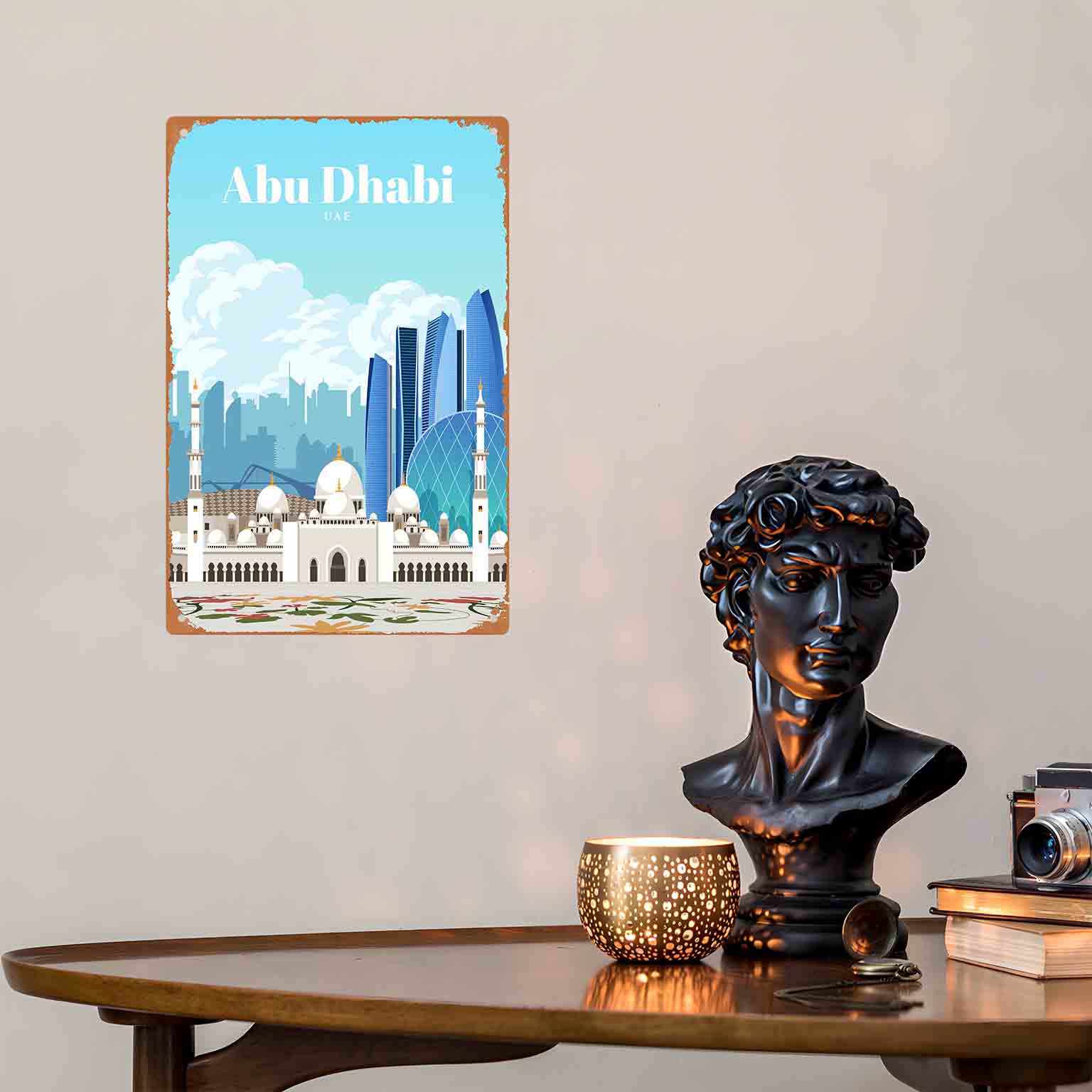 Décoration murale en métal 2D  - Home Decor Uae avis et prix